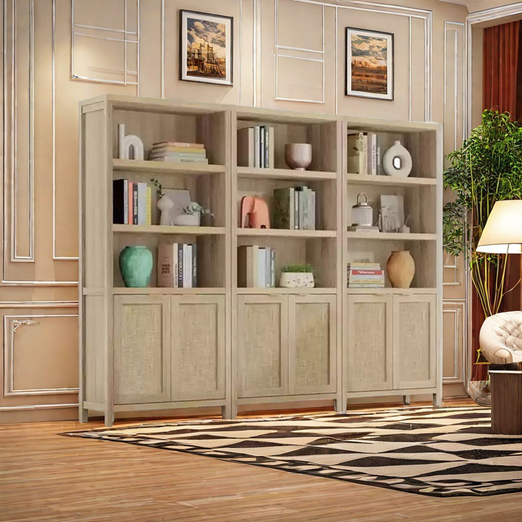 Lineyinmer American style solid wood bookcase Wayfair